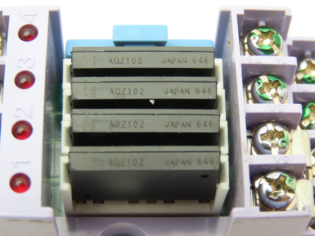Panasonic AY34002 RT-3 Unit Relay 24VDC w/4 PCS PhotoMOS Power AQZ102 Lot of 10