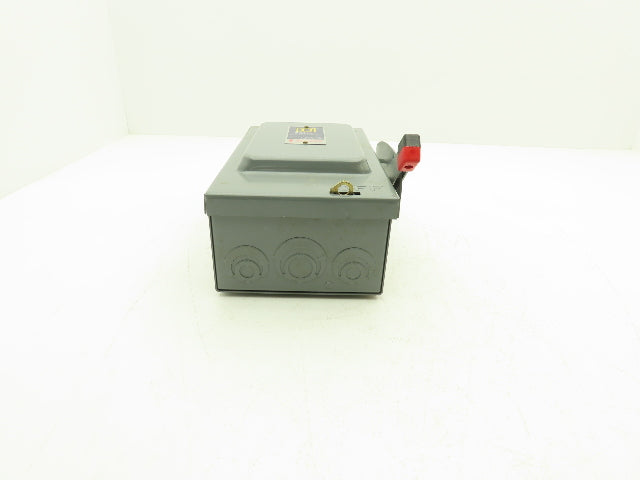 Square D H 321 Fused Safety Disconnect Switch 30A 240VAC 7.5HP 3Ph New