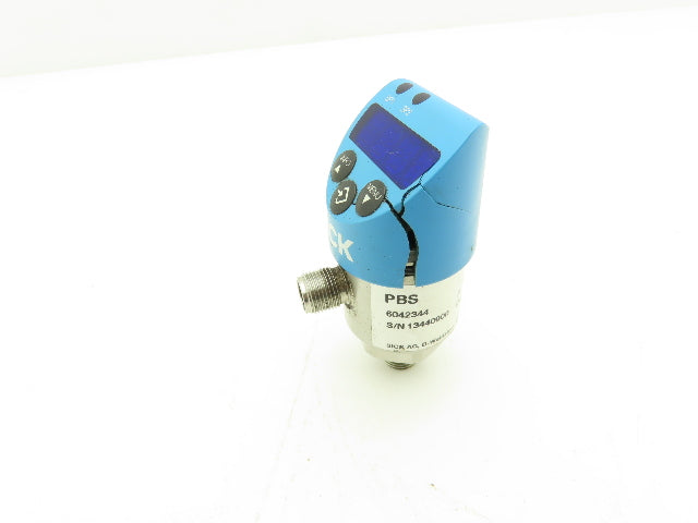 Sick PBS-RM040SG1SSNFMA0Z Electronic pressure gauge switch/sensor *Cracked*