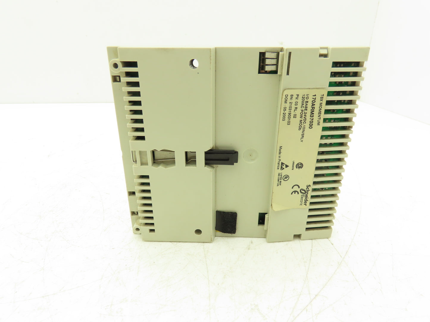 Schneider Electric 170ARM37030 I/O Base 24VDC 10 Inputs 8 Relays No Cover