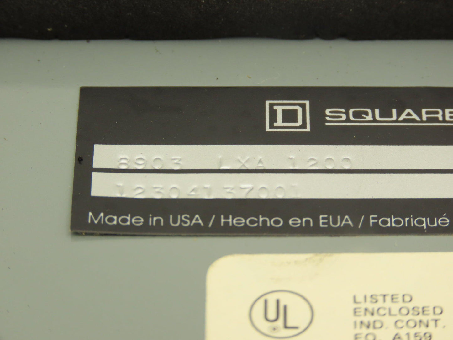 Square D 8903 LXA 1200 8903LX Lighting Contactor Electrical Enclosure Ser B