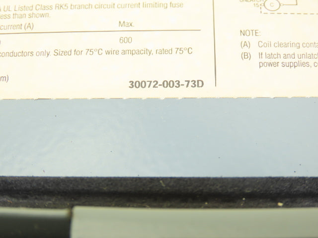 Square D 8903 LXA 1200 8903LX Lighting Contactor Electrical Enclosure Ser B