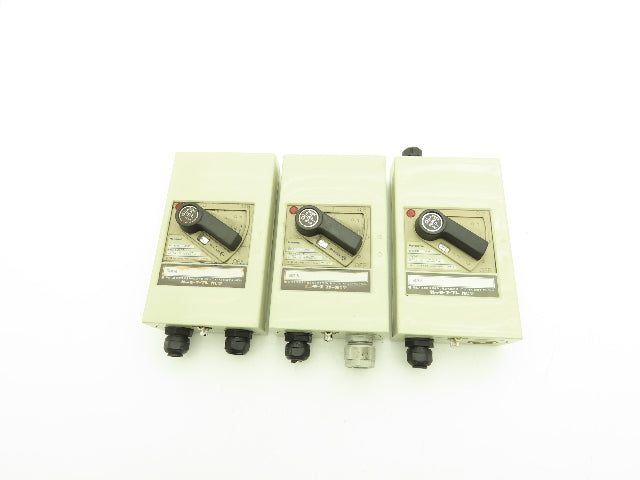 Panasonic National BD32101 Motor Starter Circuit Breaker .2kw 1.2A 220V Lot of 3