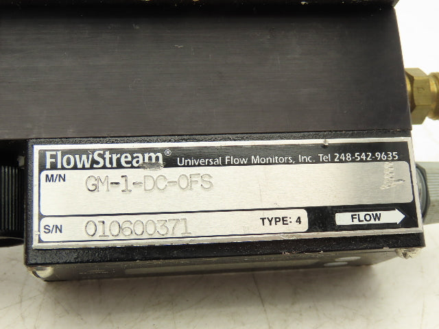 FlowStream GM-1-DC-OFS Universal Flow Monitor 1/4" NPT