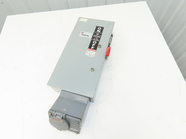 General Electric TH3362J Safety Disconnect Switch 60A 600VAC 3Ph Fused D16419