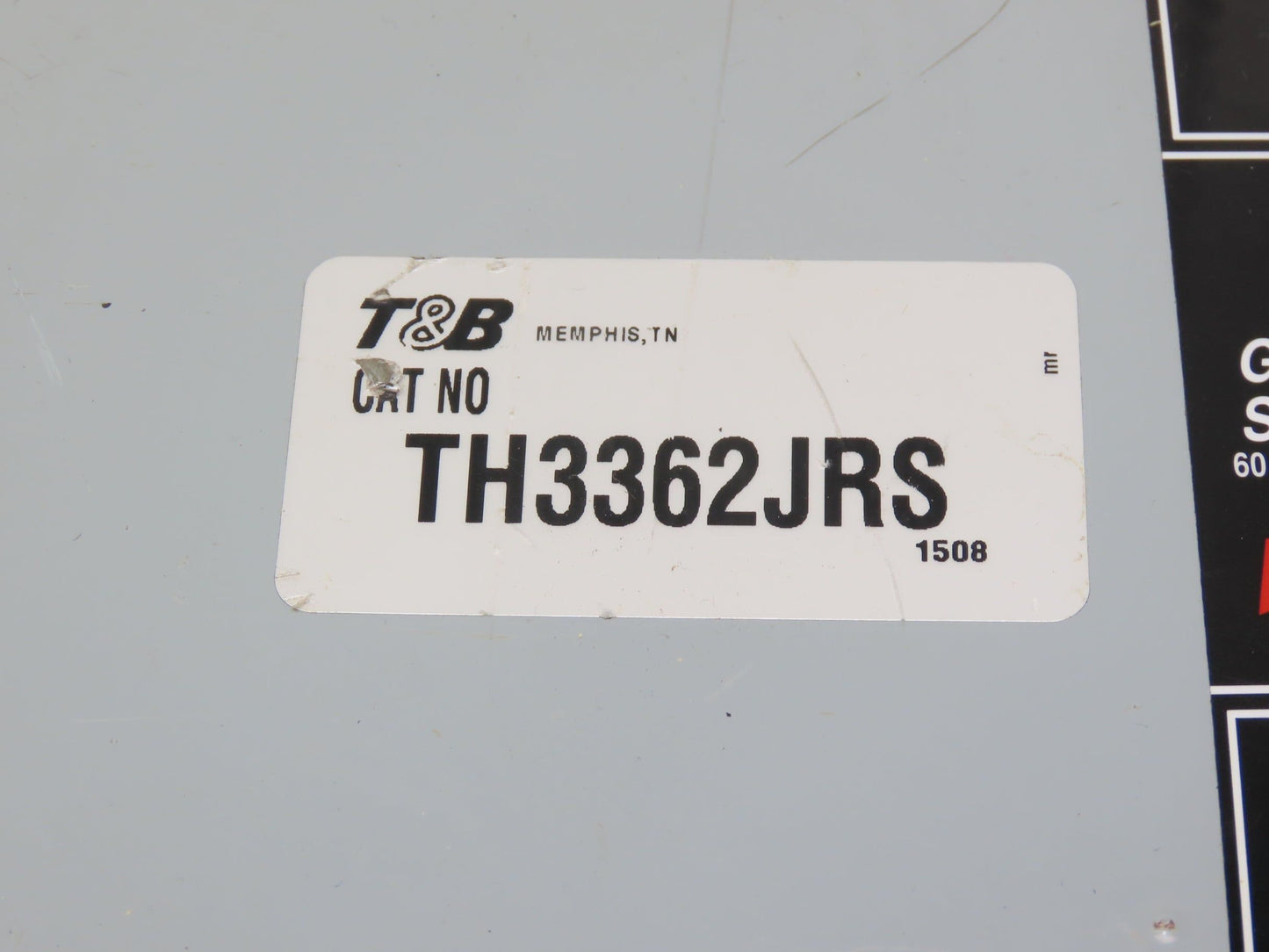 General Electric TH3362J Safety Disconnect Switch 60A 600VAC 3Ph Fused D16419