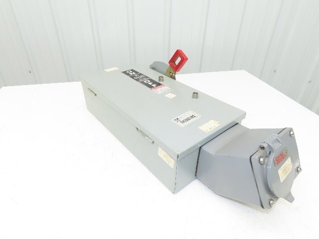 General Electric TH3362J Safety Disconnect Switch 60A 600VAC 3Ph Fused D16419