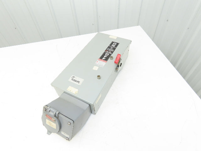 General Electric TH3362J Safety Disconnect Switch 60A 600VAC 3Ph Fused D16419