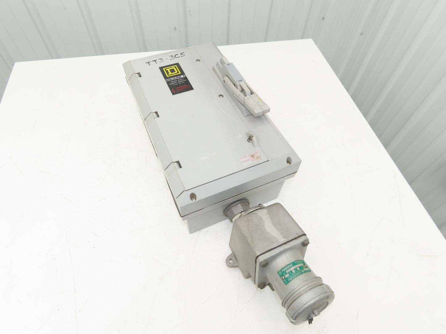 Square D H 362DX Safety Disconnect Switch 60A 600VAC 3Ph Fused