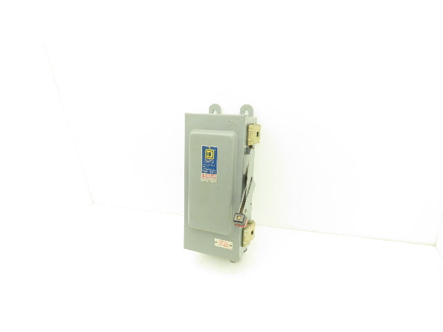 Square D H361AWK Safety Disconnect Switch Fusible 30A 600V 30HP 3 Pole Ser D4