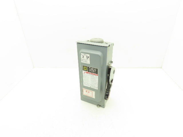 Square D HU361RB Safety Disconnect Switch 30A 600V 3Ph 30HP Non Fused