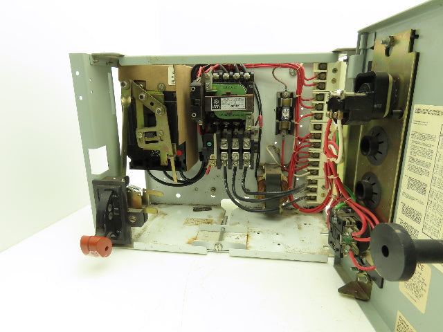 General Electric FVNR 8000 Combination Bucket Motor Starter Fused 460VAC 7.5HP