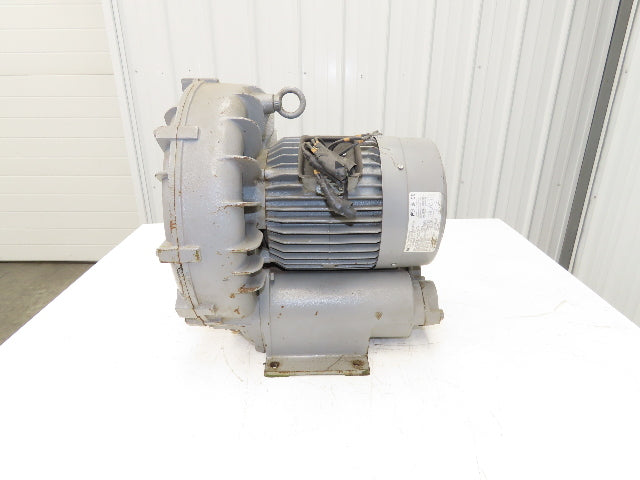Ring Compressor Regenerative Blower 267cfm 6.7Hp 230/460V 2"NPT