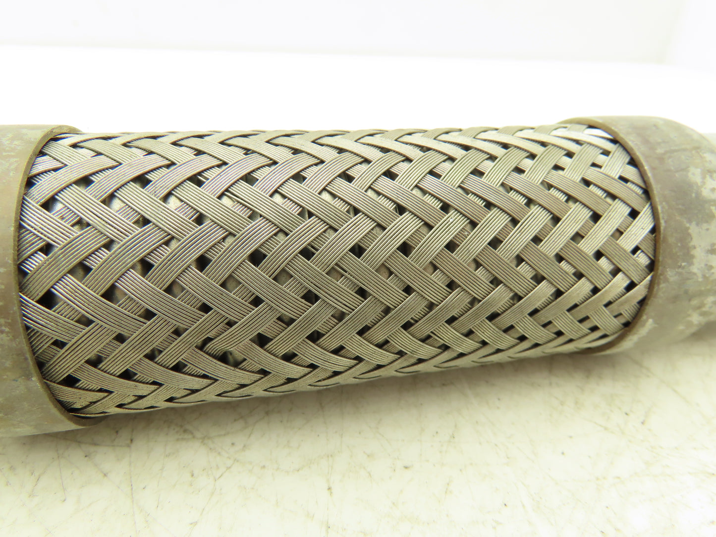 1 1/4" X 10" Flex Coupling Galvanized with Stainless 1.25 NPT