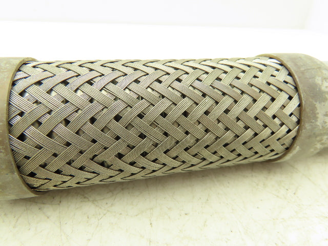 1 1/4" X 10" Flex Coupling Galvanized with Stainless 1.25 NPT