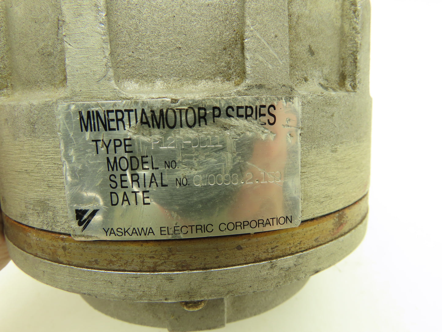 Yaskawa P12H-DB11 Minertia DC Servo Motor Disc-Arm