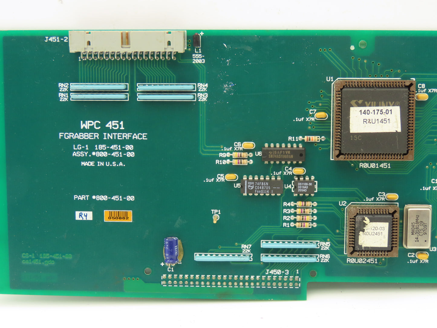 Web Printing WPC 451 LG-1 FGrabber Interface Single Board Only