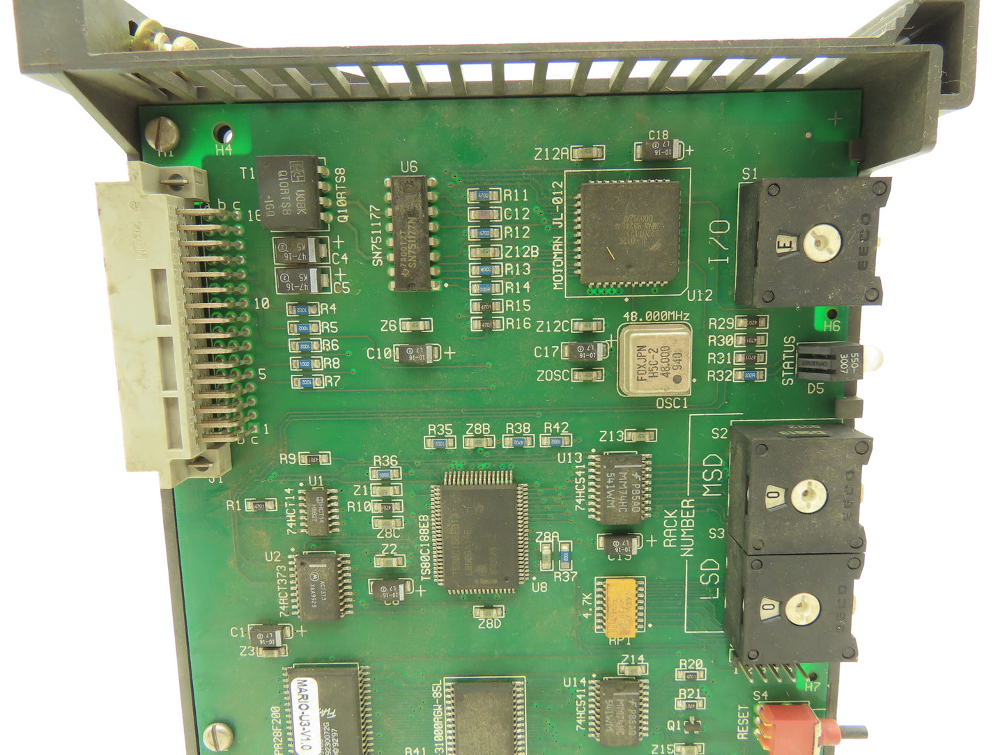 Yaskawa Motoman 132685-1 MARIO MMI Control Card Remote I/O Adapter Board Rev 8