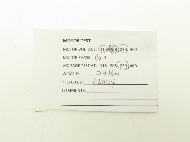 AO Smith C56K2UE102 Single Phase AC Motor 3/4Hp 3450 RPM 115/208-230V 1PH 56C