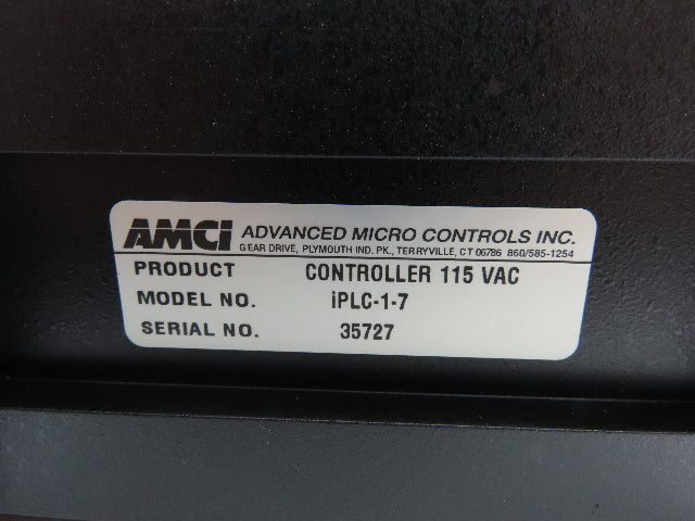Advanced Micro Controls Inc IPLC-1-7 Programmable Limit Controller 115VAC