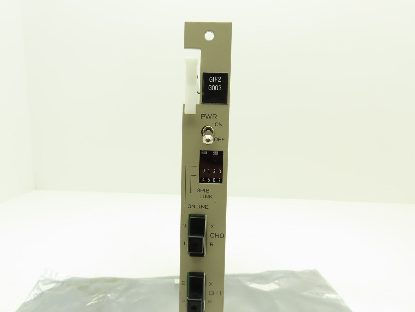 Toshiba 2J2B7207-A PCB Printed Control Circuit Board Slot Rack