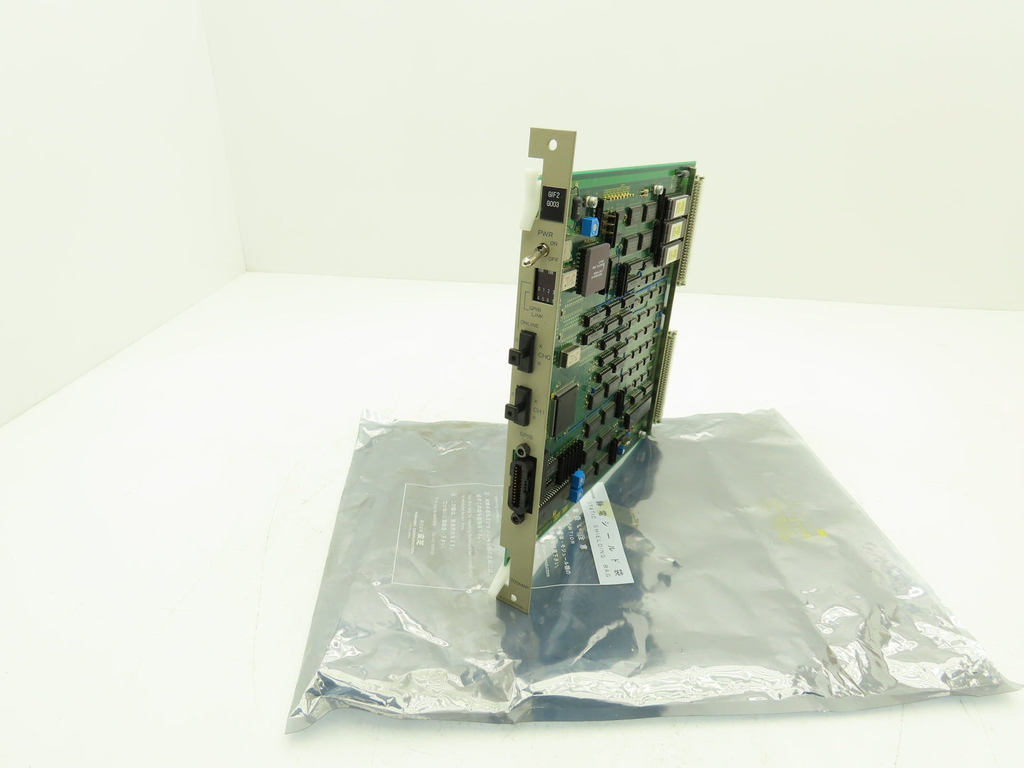 Toshiba 2J2B7207-A PCB Printed Control Circuit Board Slot Rack