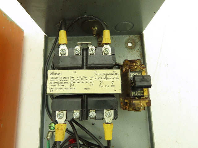 Square D 9991SCG1 Size 0 Motor Starter Enclosure 3Ph 600VAC 5Hp Ser B Coil 120V