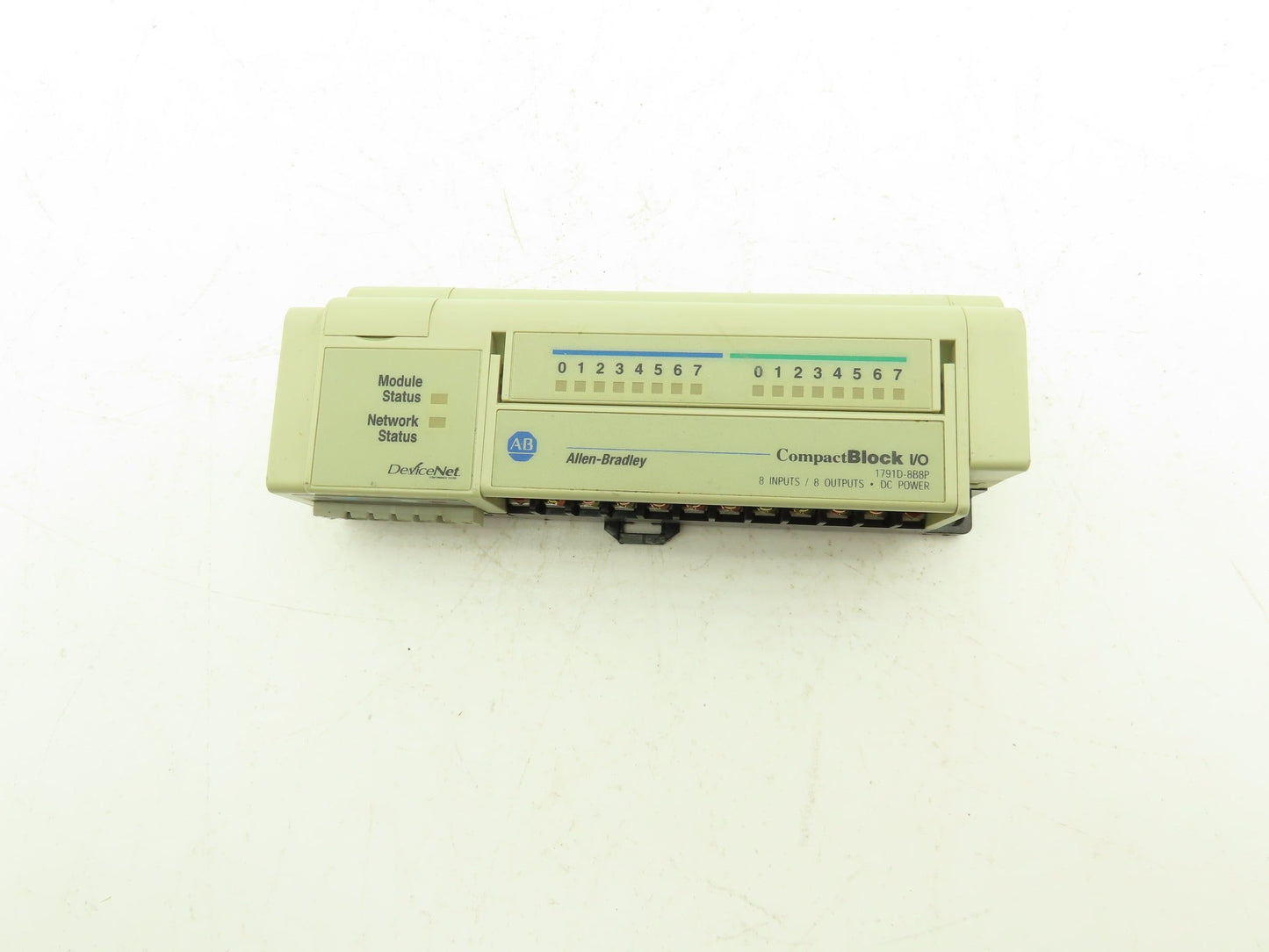 Allen Bradley 1791D-8B8P 8-Pt Input 8-Pt Output Block 24VDC Ser A Lot of 4