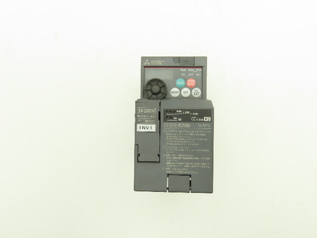 Mitsubishi FR-E720-0.1KNC Variable Frequency Drive Motor Inverter Control 0.1kW