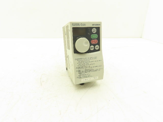 Mitsubishi FR-S520-0.4K-R Freqrol S500 VFD Inverter AC Drive .4kw/.5Hp 240V 3PH