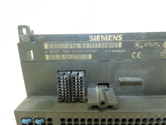 Siemens 6ES7 131-1BH01-0XB0 Simatic Electronic Module With 6ES7 193-1CH00-0XA0