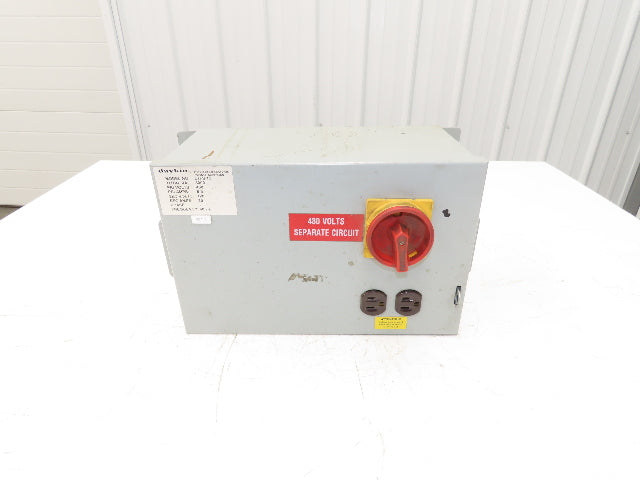 Daykin LTFS-15 Stepdown Power Transformer 3000VA HV 480 LV 120 Outlet 6.5A