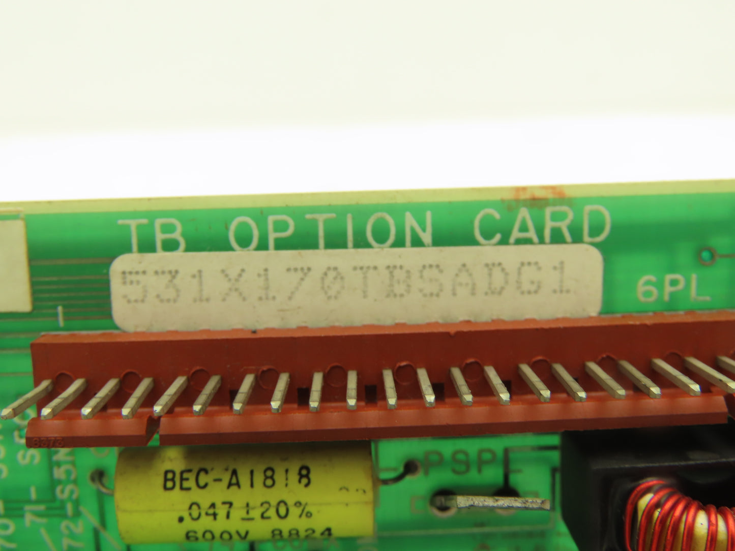 General Electric 531X170TBSADG1 PCB TB Option Card Printed Circuit Board