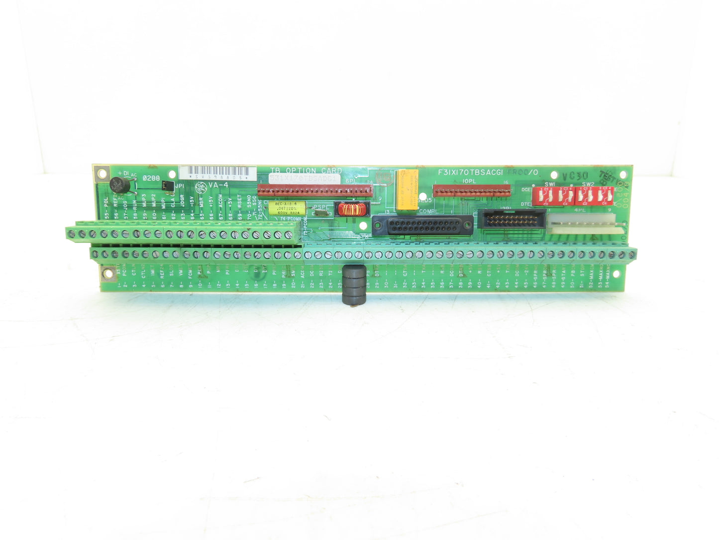 General Electric 531X170TBSADG1 PCB TB Option Card Printed Circuit Board