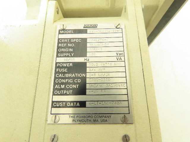 Foxboro 872-30ATS-378 Invensys Control Indicator Display Unit 872 Monitor