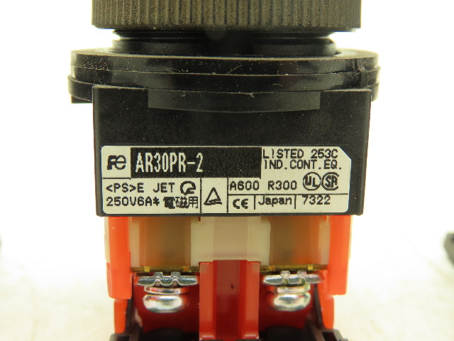 Fuji Mixed Lot 2 Position Selector Push Button Switch x3 | 2 Pos Selector x2
