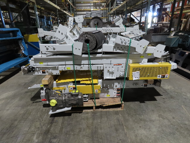 Hytrol HSSHD 31"x 22' Incline Belt Conveyor 2Hp 3PH Center Drive 138fpm