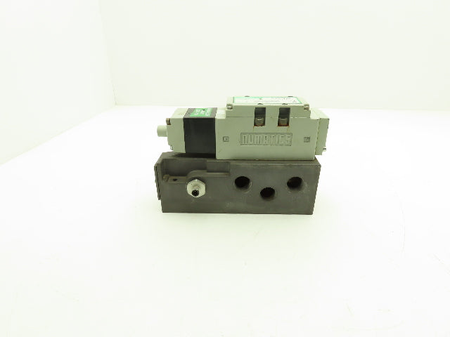 Numatics Pneumatic Air Solenoid Valve/Manifold Assembly 100-120VAC 50/60Hz