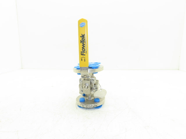 FlowTek F15 1/2" 150 Flanged 2pc Stainless Ball Valve 275psi 316SS/CF8M