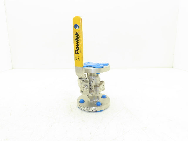 FlowTek F15 3/4" 150 Flanged 2pc Stainless Ball Valve 275psi Tek-Fil API-607
