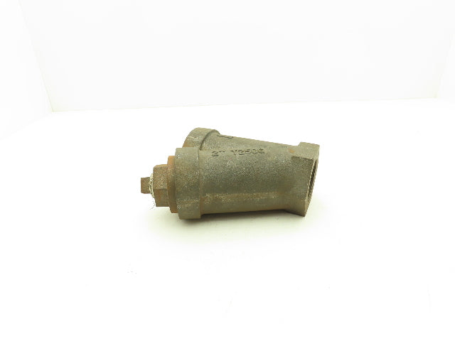 N/A T250G Cast Iron Y Strainer Valve 2"NPT