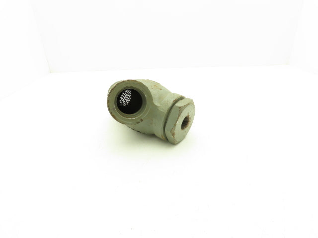 Mueller 600 Cast Iron Y Strainer Valve 2" Socket Weld