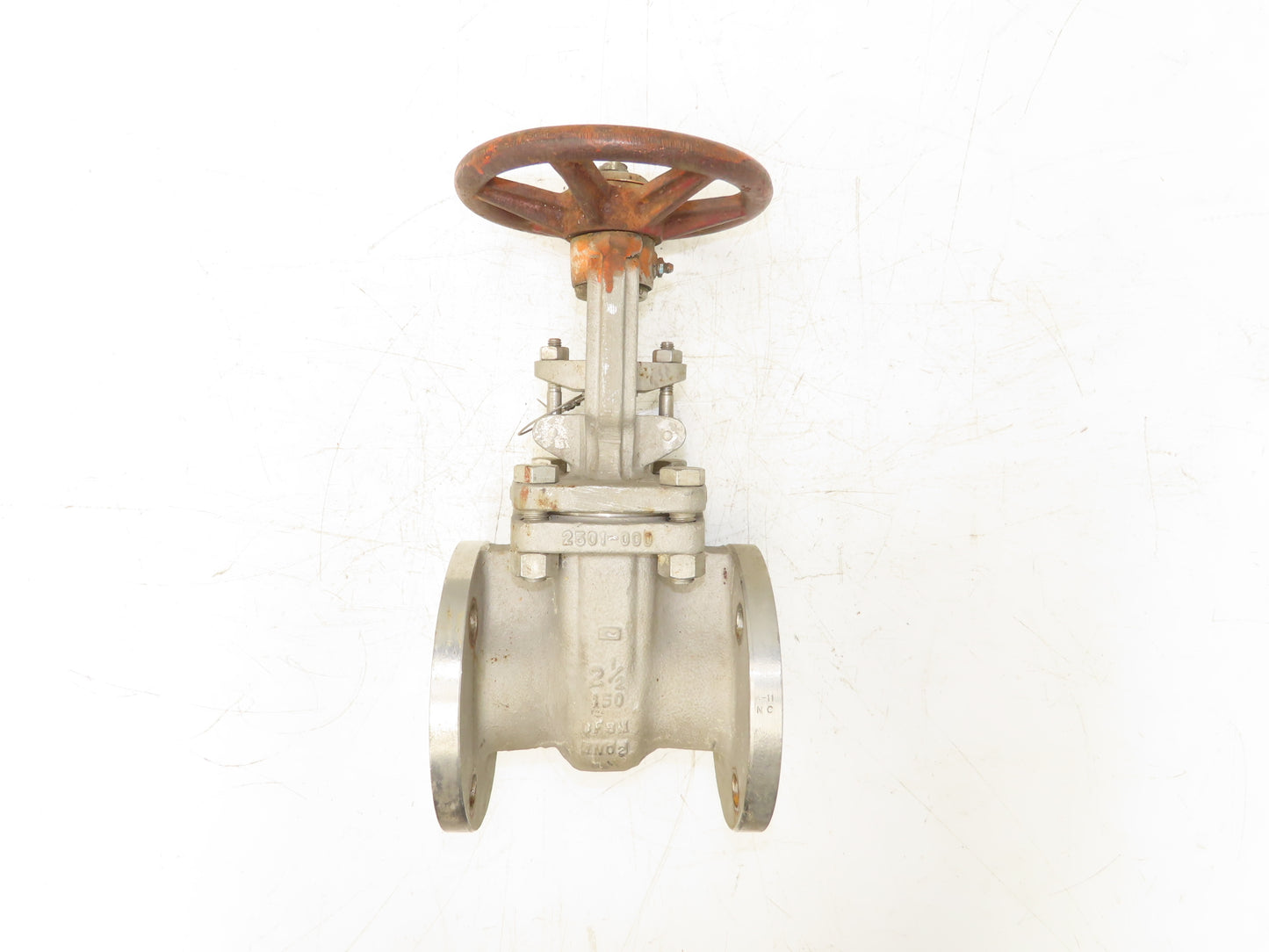 Ladish Gate Valve 2-1/2" ANSI Class 150 275PSI Stainless Steel Rising Stem