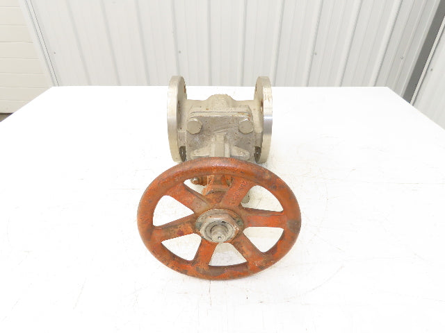 Ladish Gate Valve 2-1/2" ANSI Class 150 275PSI Stainless Steel Rising Stem