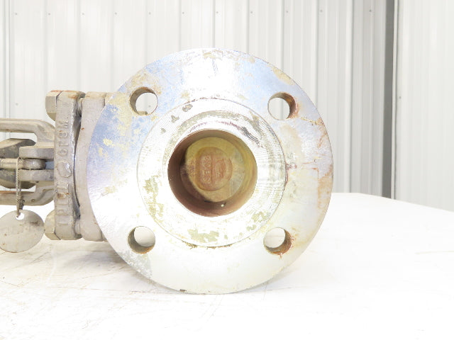 Ladish Gate Valve 2-1/2" ANSI Class 150 275PSI Stainless Steel Rising Stem