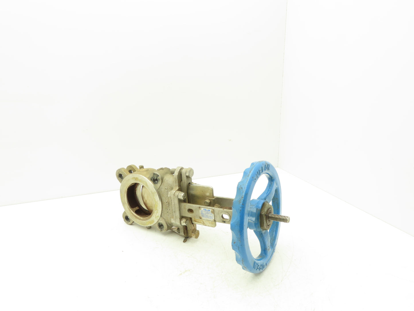 Velan L10-0320C-13BL 3" Stainless Knife Gate Valve Lug Style *Bad Seal*
