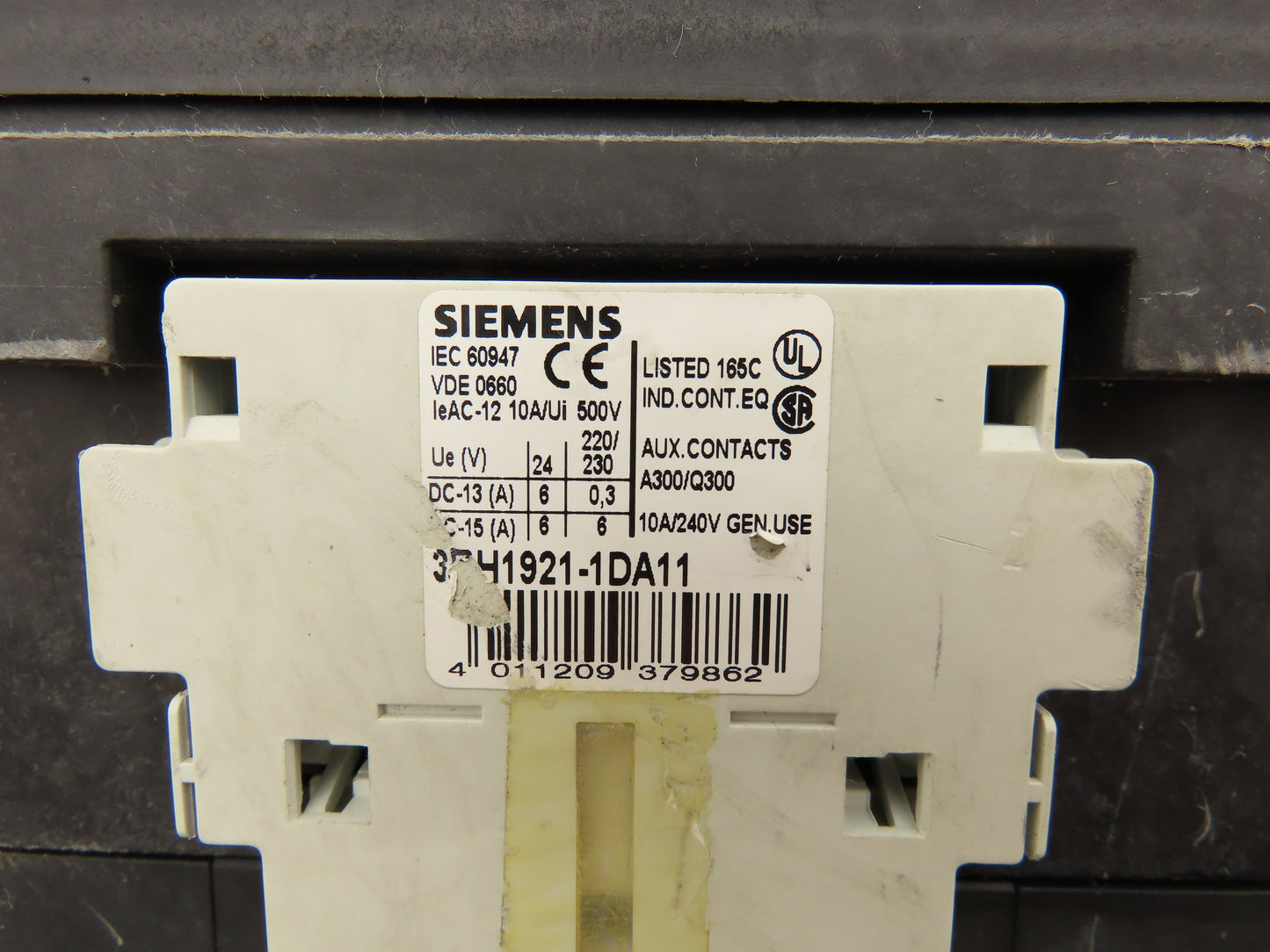 Siemens 3RT1066-6AF36 Motor Starter Contactor 300A 400V 3 Pole 250Hp 120V Coil
