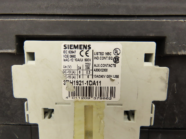 Siemens 3RT1066-6AF36 Motor Starter Contactor 300A 400V 3 Pole 250Hp 120V Coil