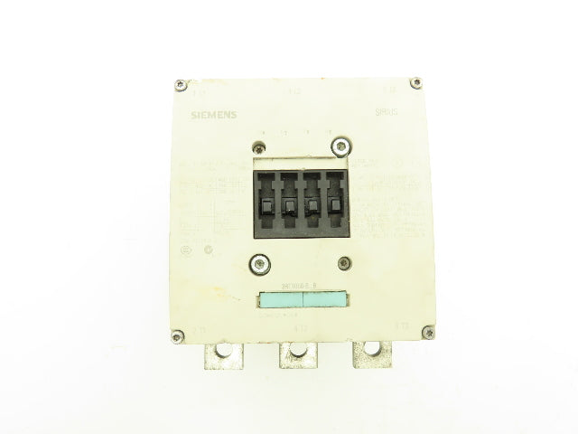 Siemens 3RT1066-6AF36 Motor Starter Contactor 300A 400V 3 Pole 250Hp 120V Coil