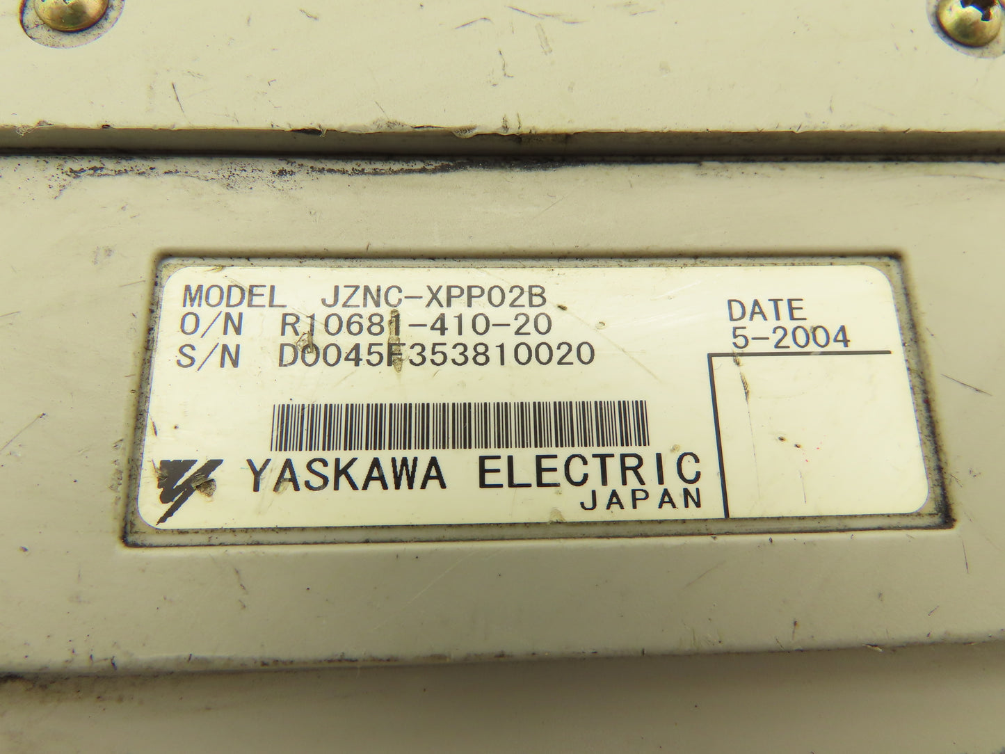 Yaskawa JZNC-XPP02B Yasnac XRC Hand-Held Teach Pendant For Motoman Robot